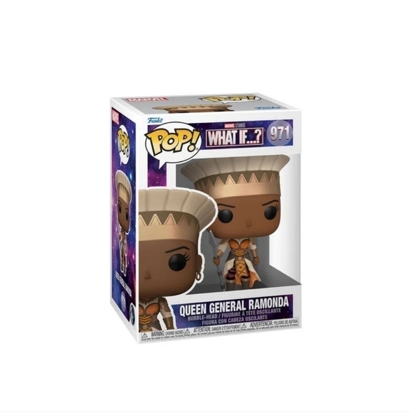 NWT #971 "What If...?" Queen General Ramonda Funko Pop Figurine Bobble-Head - Picture 2 of 12